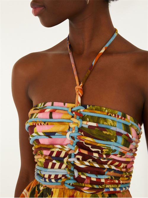 Tropical Painting Dress FARM RIO | 348371TROPICALPAINTING26098